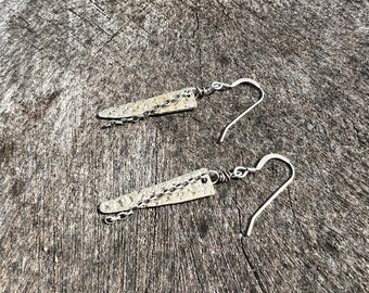 Silver Spike Earrings