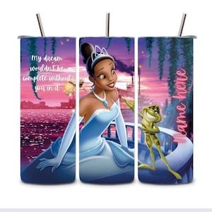 Princess Tiana Dream Drinkware| Princess and the Frog| Favorite Disney Princess