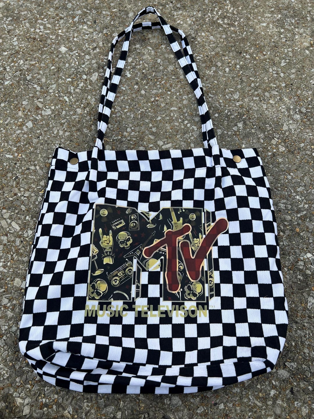 Mtv Zipper Tote Bag