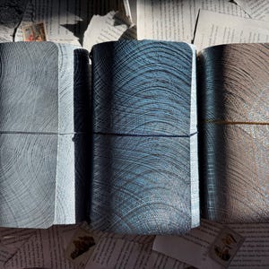 Ethereal Collection ** PREORDERS Available!!! ** A5 Leather Journal Covers - Journaling / lc Dupe - Travelers Journal (trifold)
