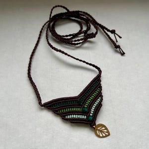 Handmade Macrame Necklace | Handmade Macrame Necklace | Unique