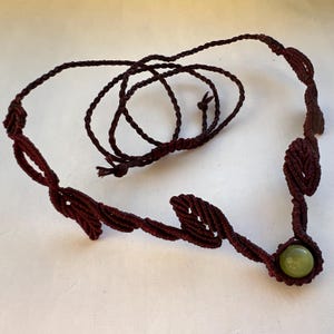 Handmade Macrame Necklace | Handmade Macrame Necklace | Unique