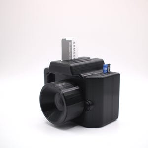 Camera Shaped Memory Card Organizer