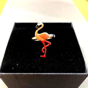 Broche flamant rose paillettes | Paillettes superflu