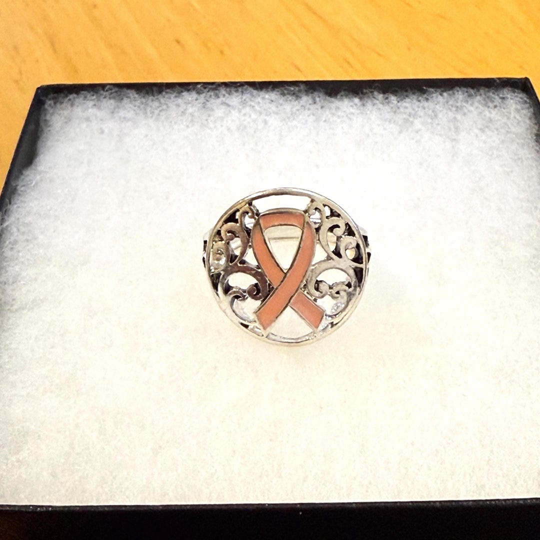 Pink*ribbon Brooch - Breast Cancer Awareness Jewelry 90il3 LW - Etsy