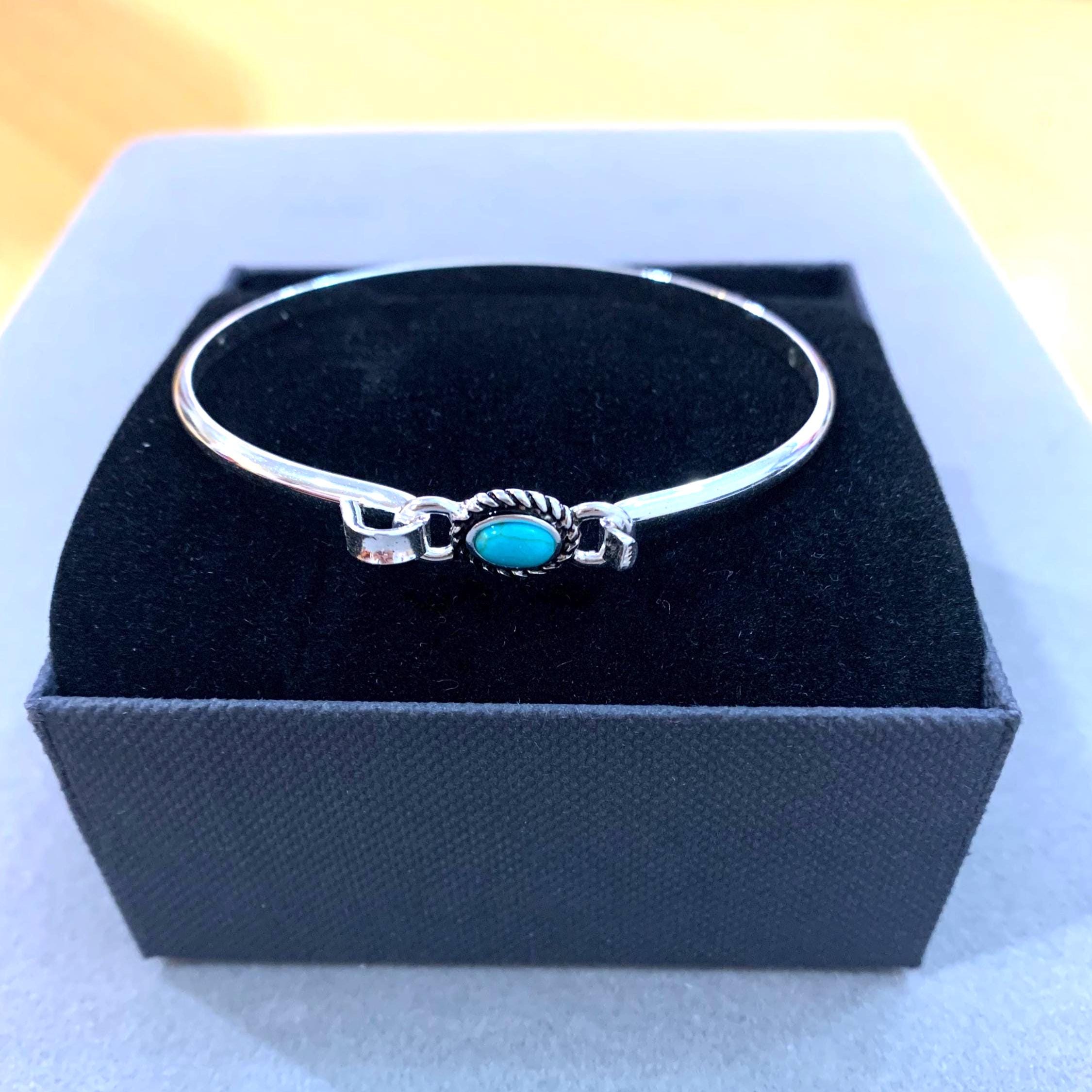 Brighton*style Bracelet Turquoise Semi Stone Bracelet Gift for Her