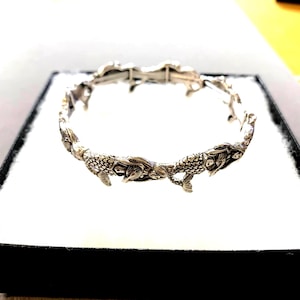 Ocean***Inspired Nautical Mermaid Patina Minimalist Ocean Lover Gift for Her Handmade Metal Stretch Bracelet 74SA3 BT T