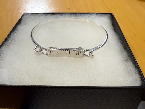 Bracelet***tape Measure Tapeline Ruler Casting Bangle Gift for Her