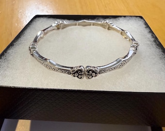 Brighton***Style Inspire Filigranarmband, Stapelbart Armband, Stretcharmband, Handgjort, Sterlingsilverpläterat 73GU7 BT