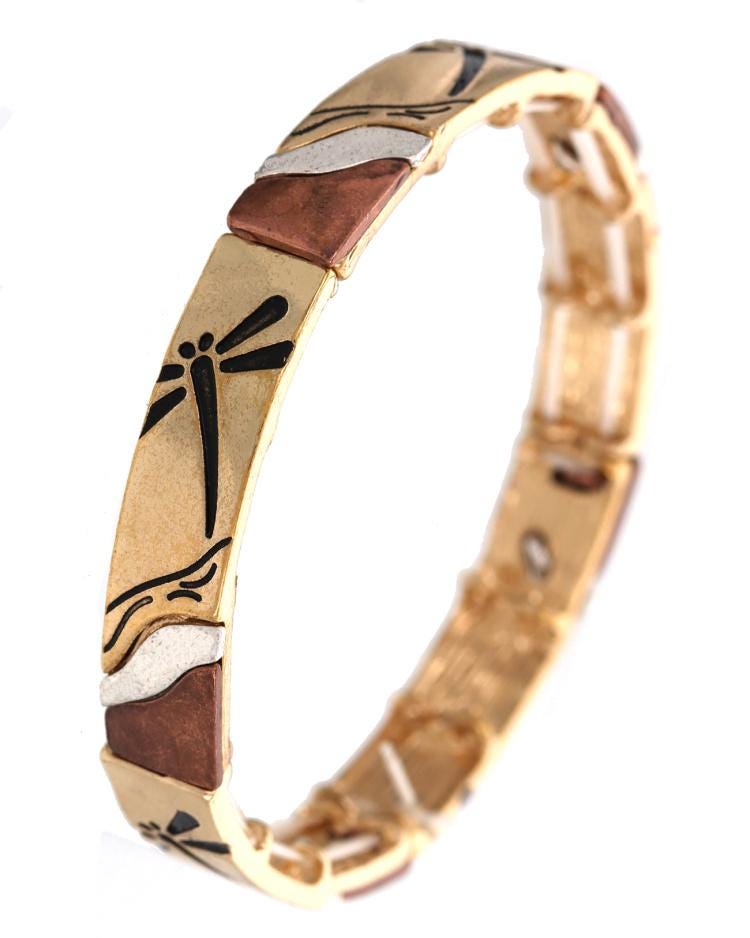 NEWEI Bracciale Con Ciondolo Libellula In Acciaio Inox 316L - Gioiello Regalo Per Donne E Ragazze, Confezione Regalo In Velluto - 5