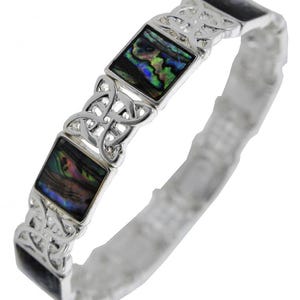 Irish Strap Buckle - Silver Crushed Crystal
