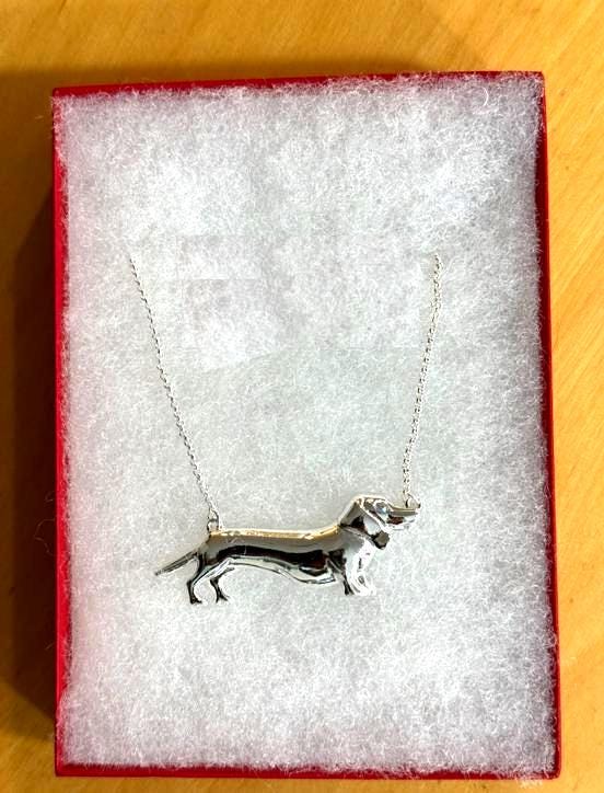 Gouden honden ketting met naam Chow Chow