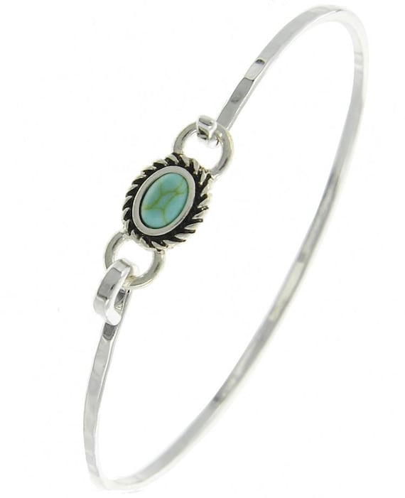 Brighton*style Bracelet Turquoise Semi Stone Bracelet Gift for Her