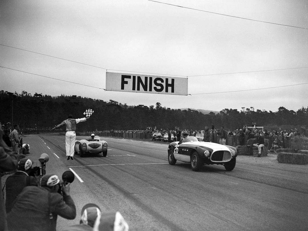 Pebble Beach Road Races, Vintage 1950s Racing Photo (downloadable Image ...