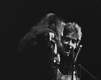 Bob Dylan and Joan Baez Together, Vintage 60's Photographs at Folk