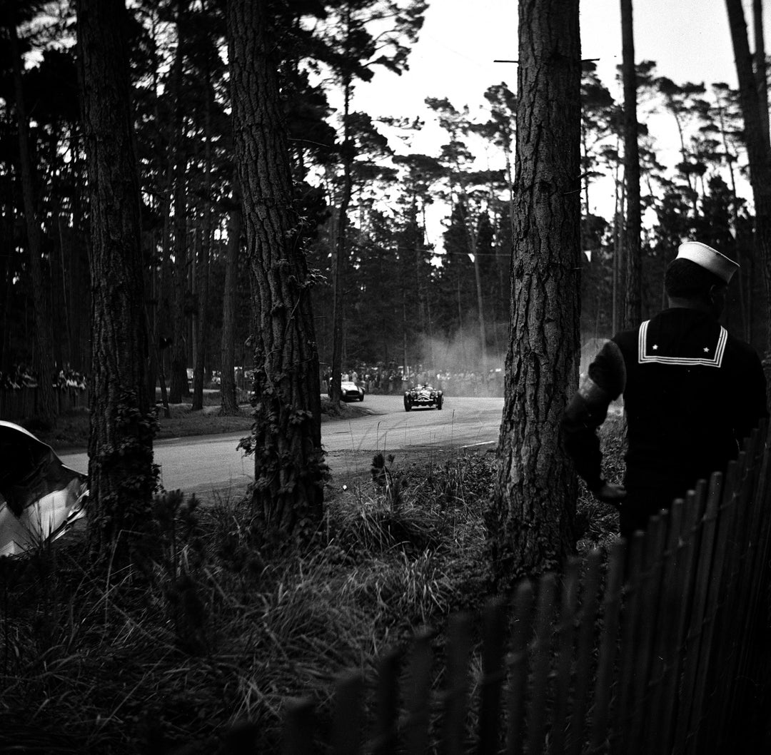 Bill Pollack & Phill Hill Racing Photo, Pebble Beach 1950s ...