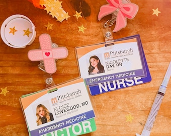 The Pitt - Personalisierte Arzt Anstecker