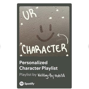Comfort Character Playlist! Character/OC