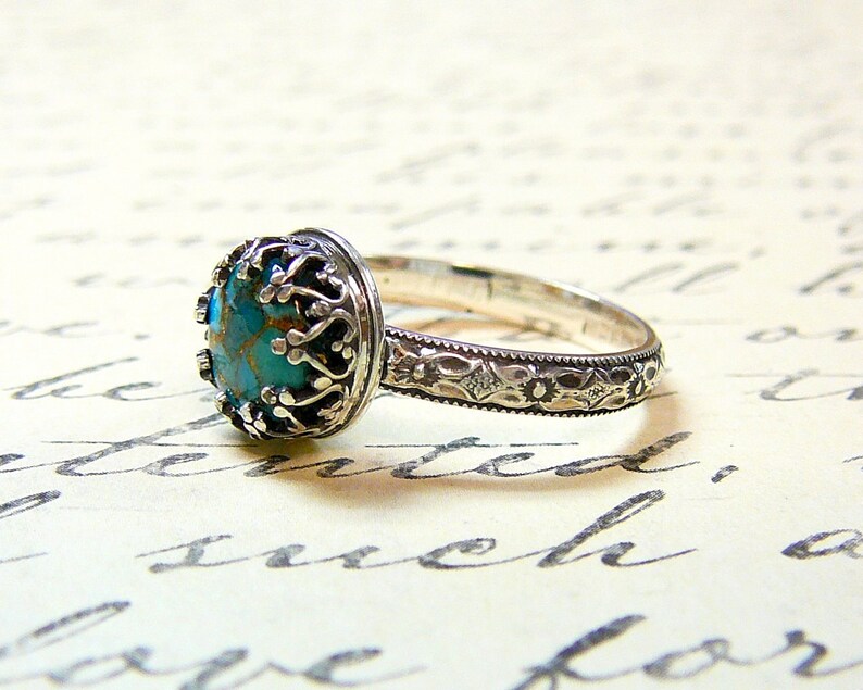 Roxy Ring Beautiful Gothic Vintage Inspired Sterling Silver - Etsy