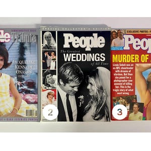 Vintage People Magazine 1990s Pop Culture News Media Current Events History Historical Events