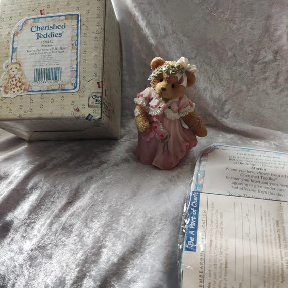 Vintage Cherished Teddies - Marian - You're the Hero of My Heart