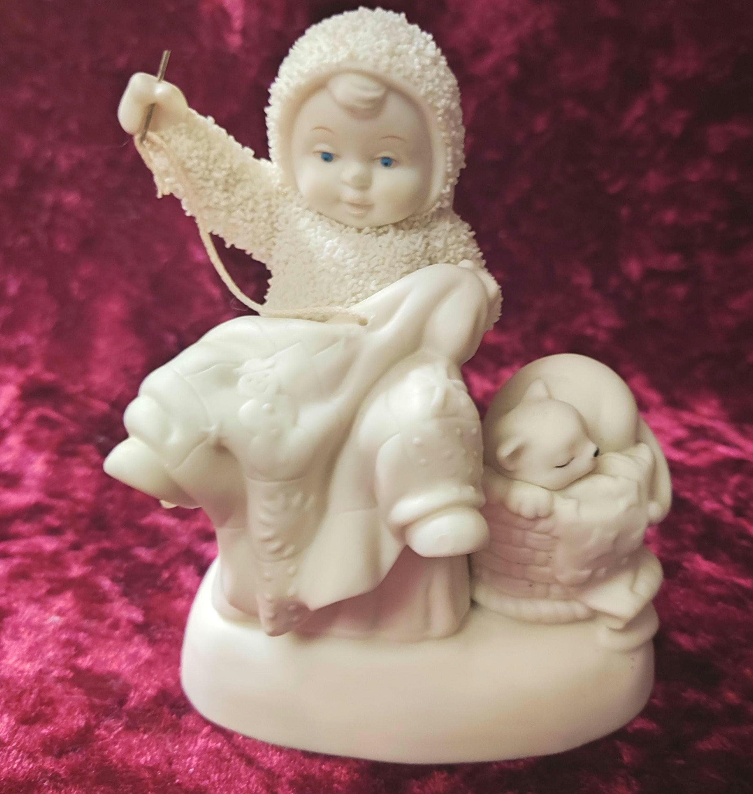 Dept 56 Snow Babies - Grandma's Lessons - Porcelain Figurine