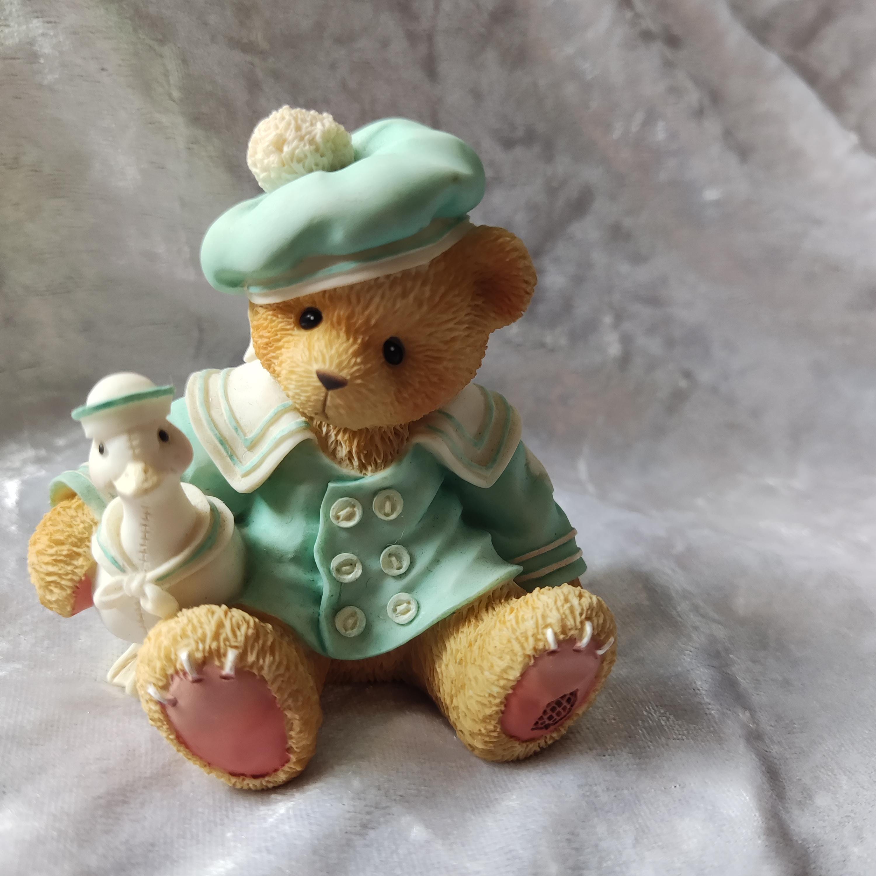 Cherished Teddies 109242 IA Rare レア Vintage Cherished Teddies - Cole - We've Got a Lot to Be Thankful
