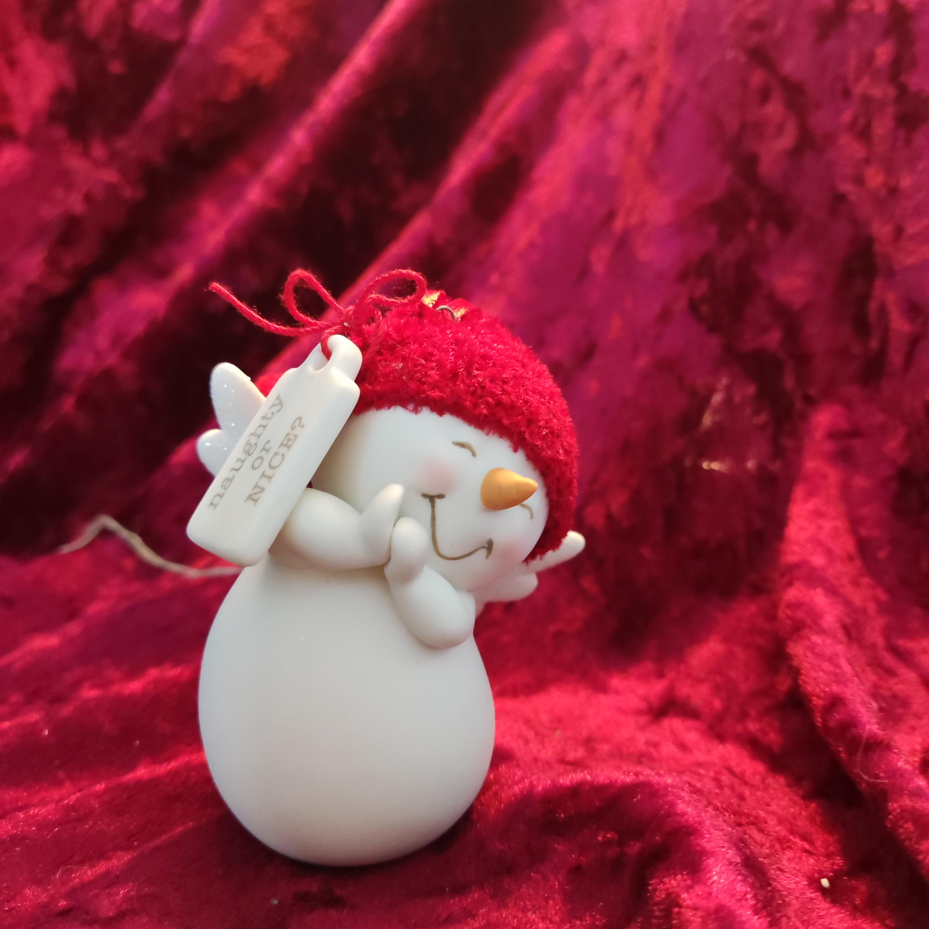 Dept 56 Snow Pinions - Naughty or Nice - Home Decor - Porcelain