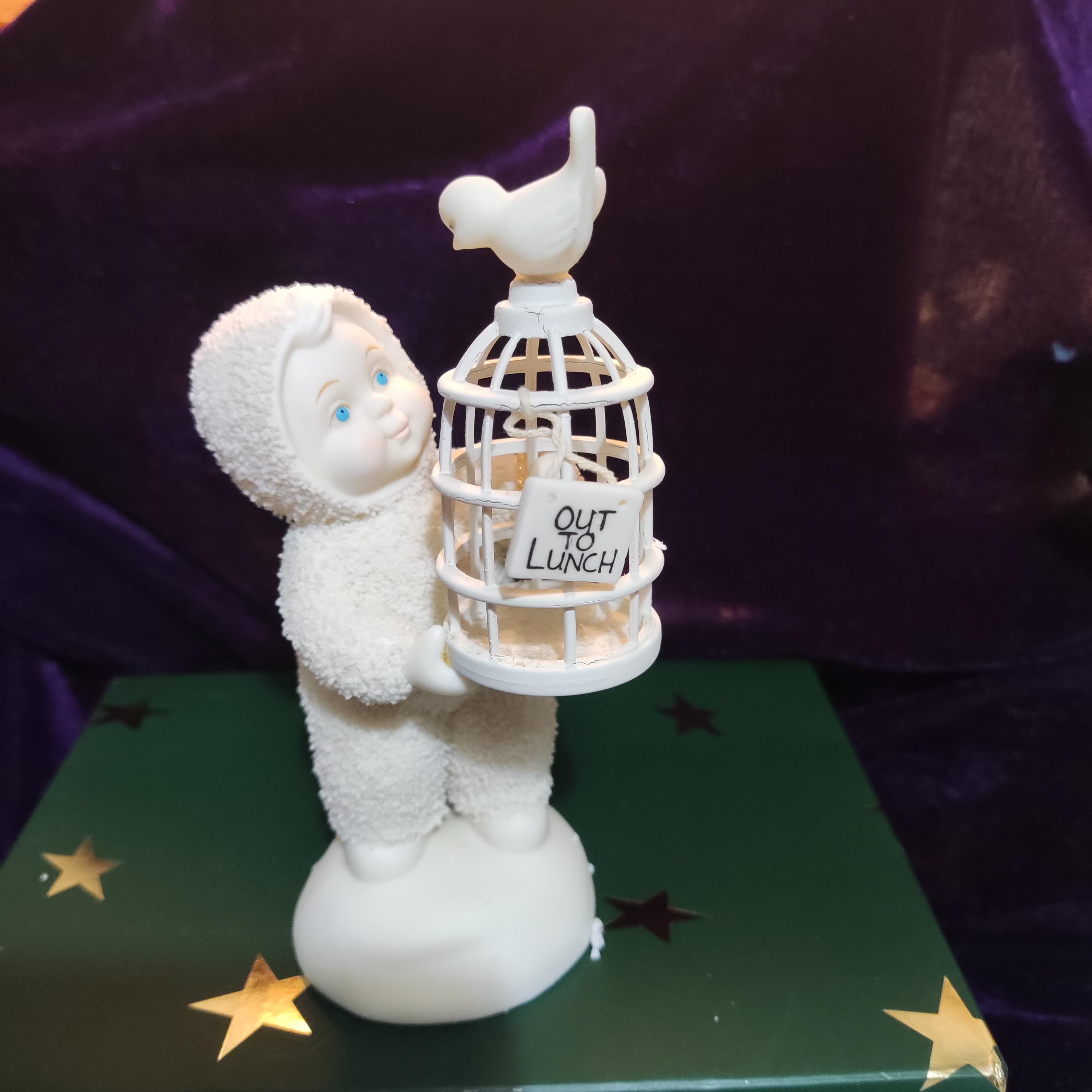 Dept 56 Snowbabies - Out to Lunch - Home Decor - Porcelain