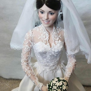 Danbury mint princess Kate bride doll - princess Catherine doll - limited edition collectors figure - royal doll  collectors - porcelain