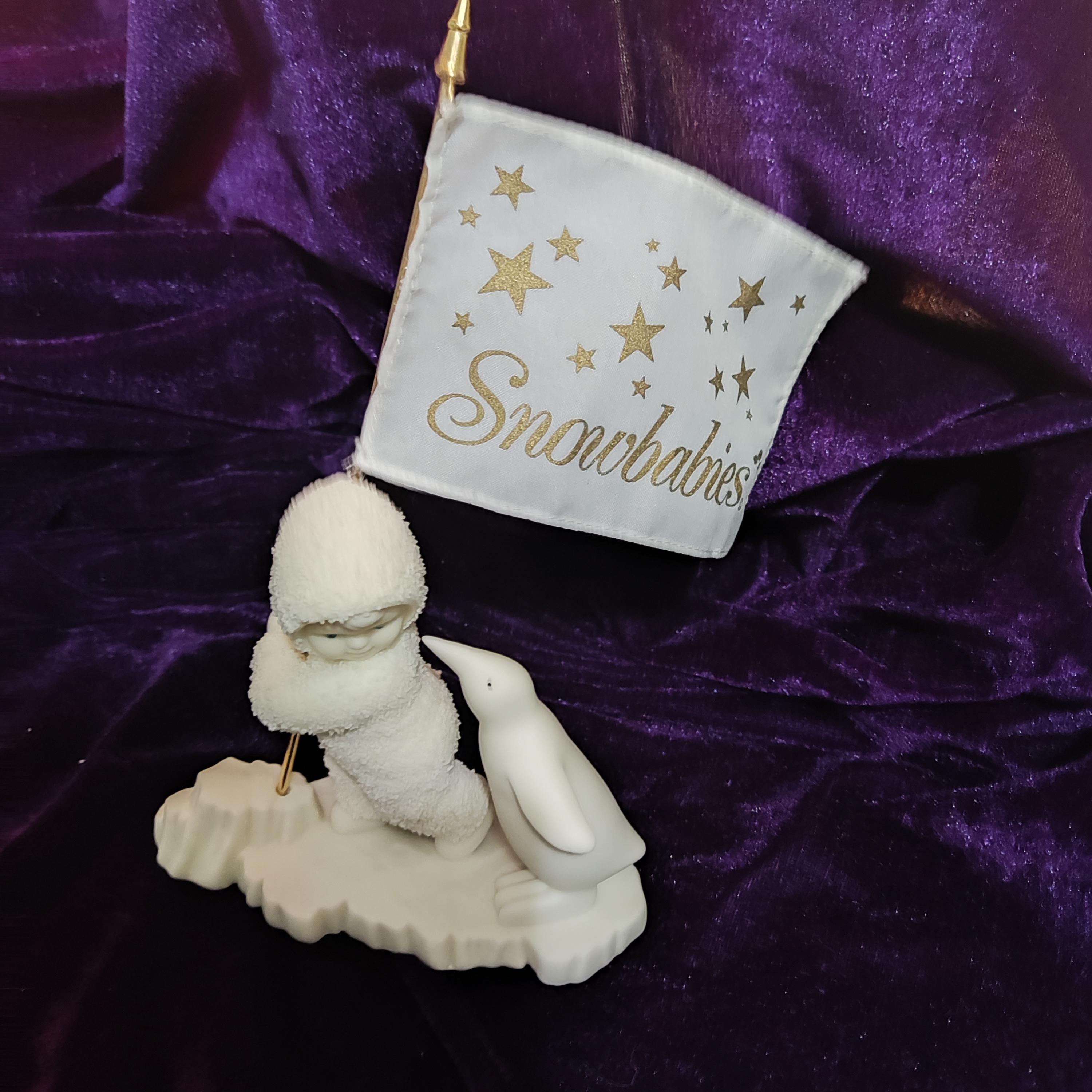 Dept 56 Snowbabies - It's a Grand Old Flag - Porcelain Figurine