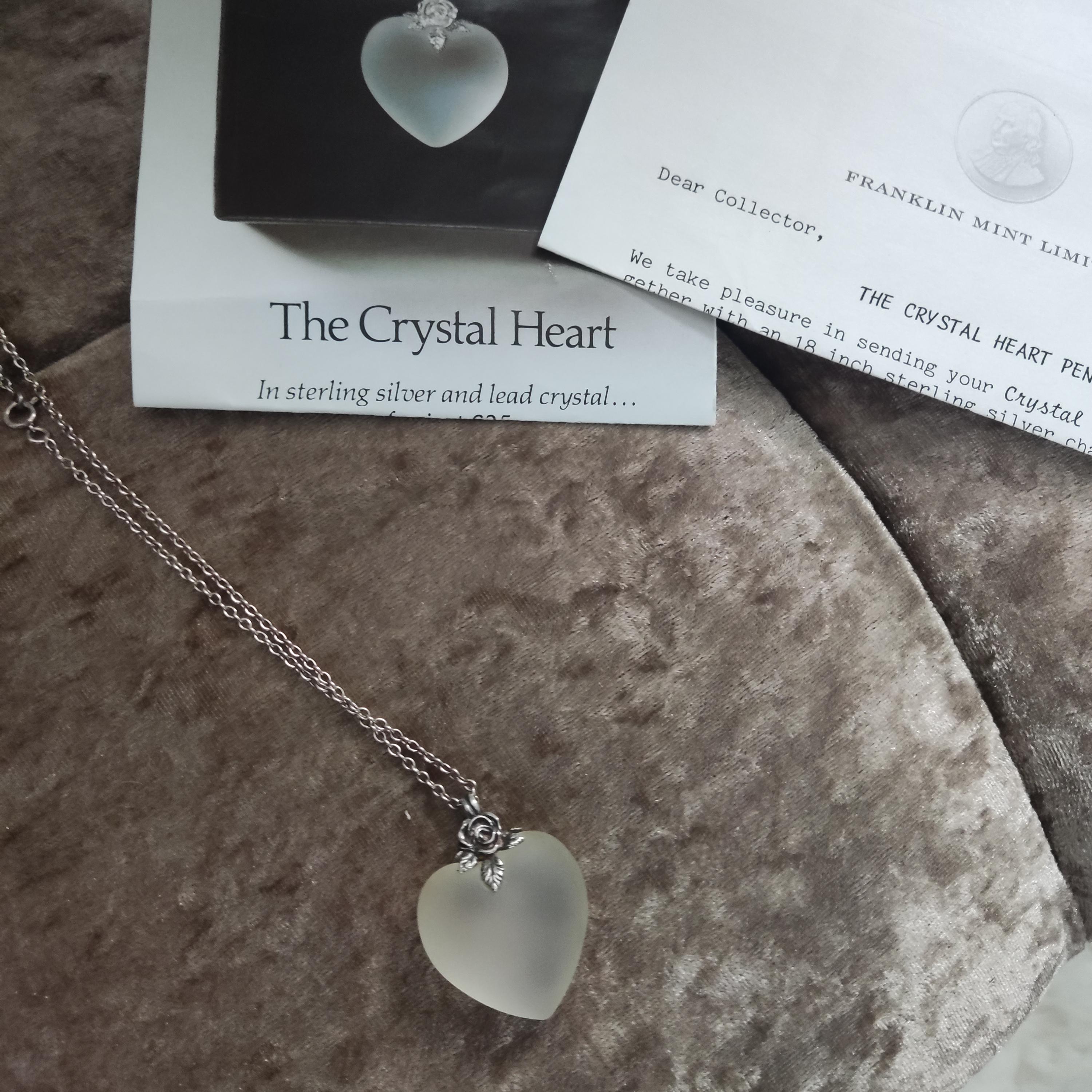 Franklin Mint Heart Necklace - Etsy