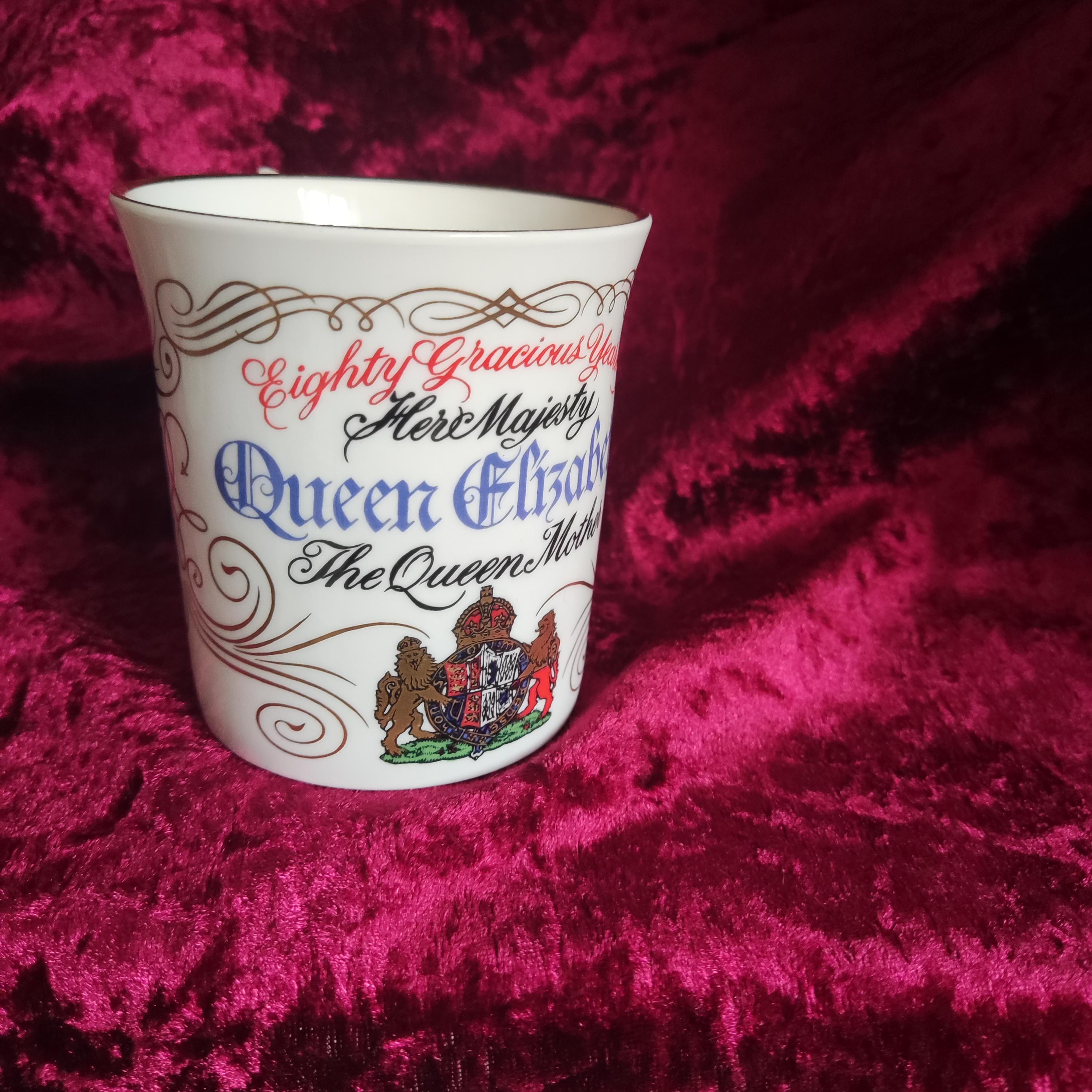 王室記念マグカップ - 女王即位記念品 - 皇太后 - エリザベス女王