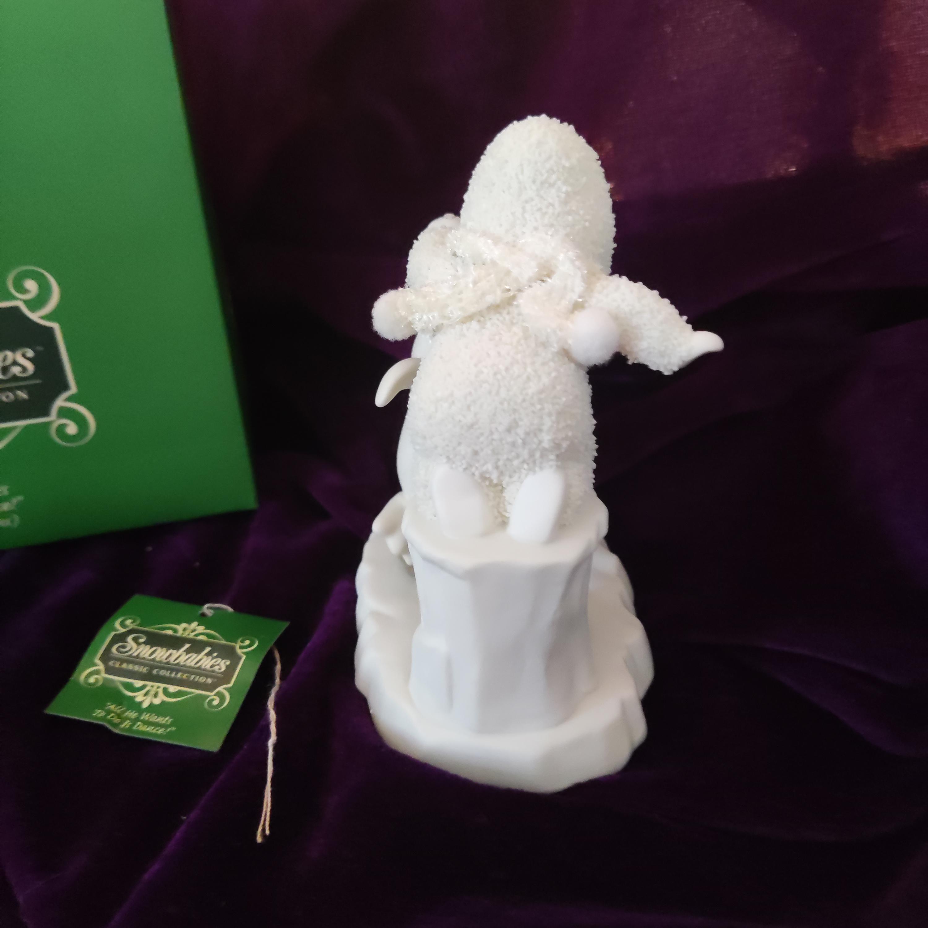 Dept 56 Snow Babies - All He Wants to Do is Dance - Retired
