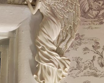 Guardian angel door sitter  - over door plaque -  angel  door plaque - child&#39;s bedroom - home decor -  spiritual door sitter - easter gift