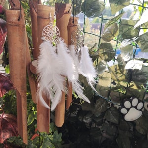 dangle earrings - boho earrings - feather earrings - dreamcatcher earrings - gift for her - fashion statement earrings - birthday gift