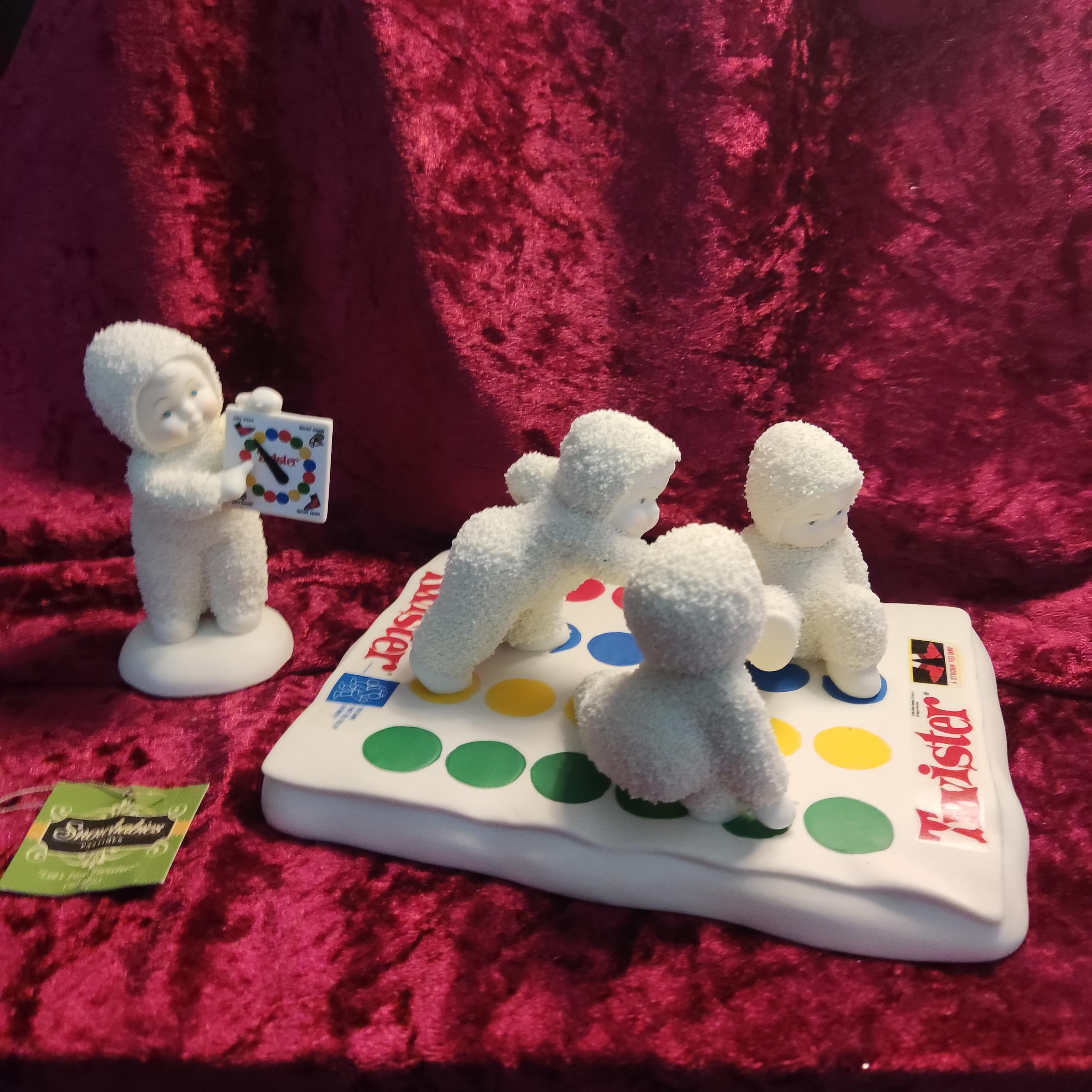デパートメント56 BABIES 5点セット Department 56 Snowbabies - Lets Play Twister - Pastimes Collection