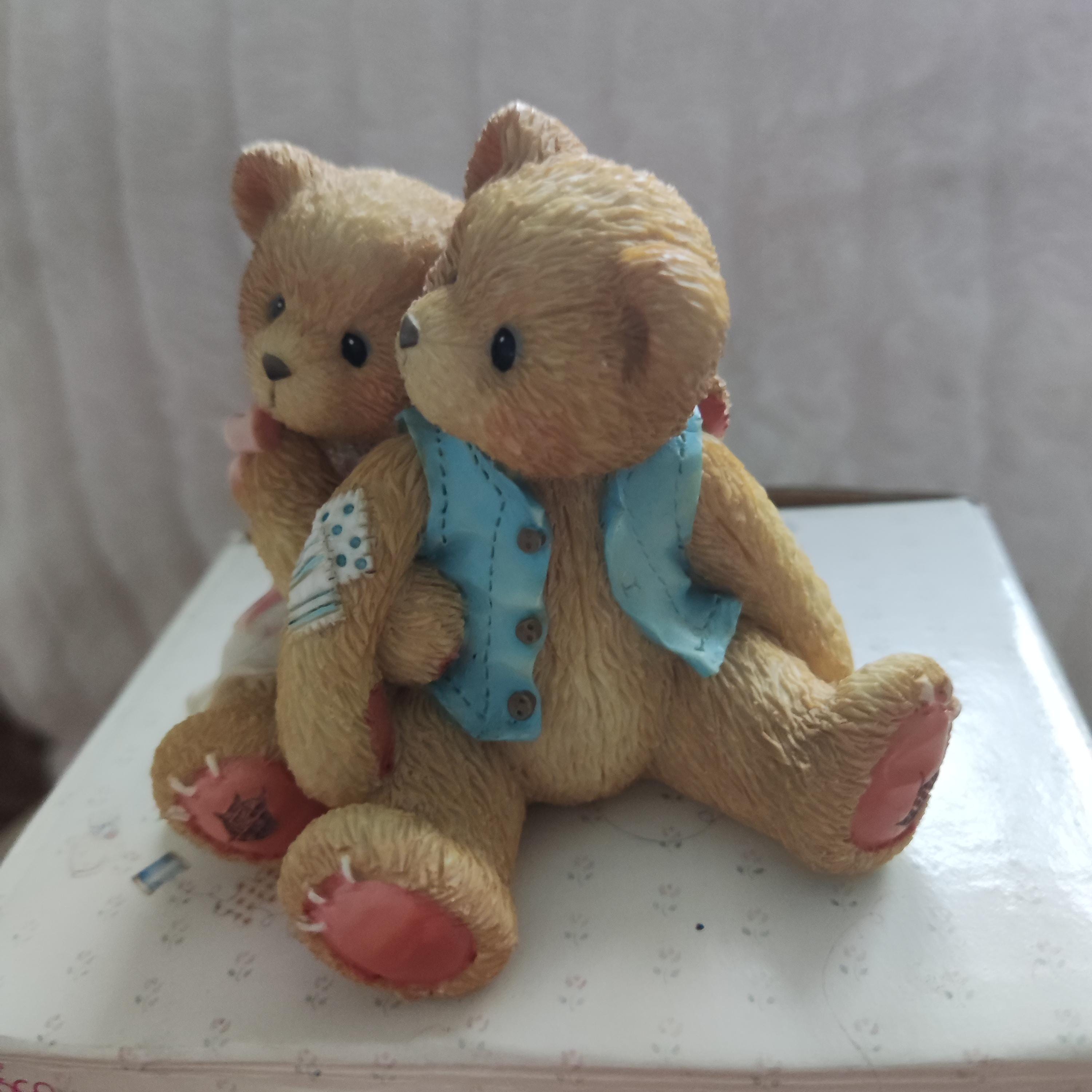 Cherished Teddies Friend Figurine - Seth and Sarabeth - We're