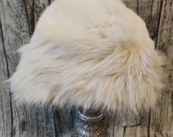 faux fur winter hat- ladies winter wear - Christmas gift - winter accessories - headwear - women's hat - warm stylish wear - warm - cosy