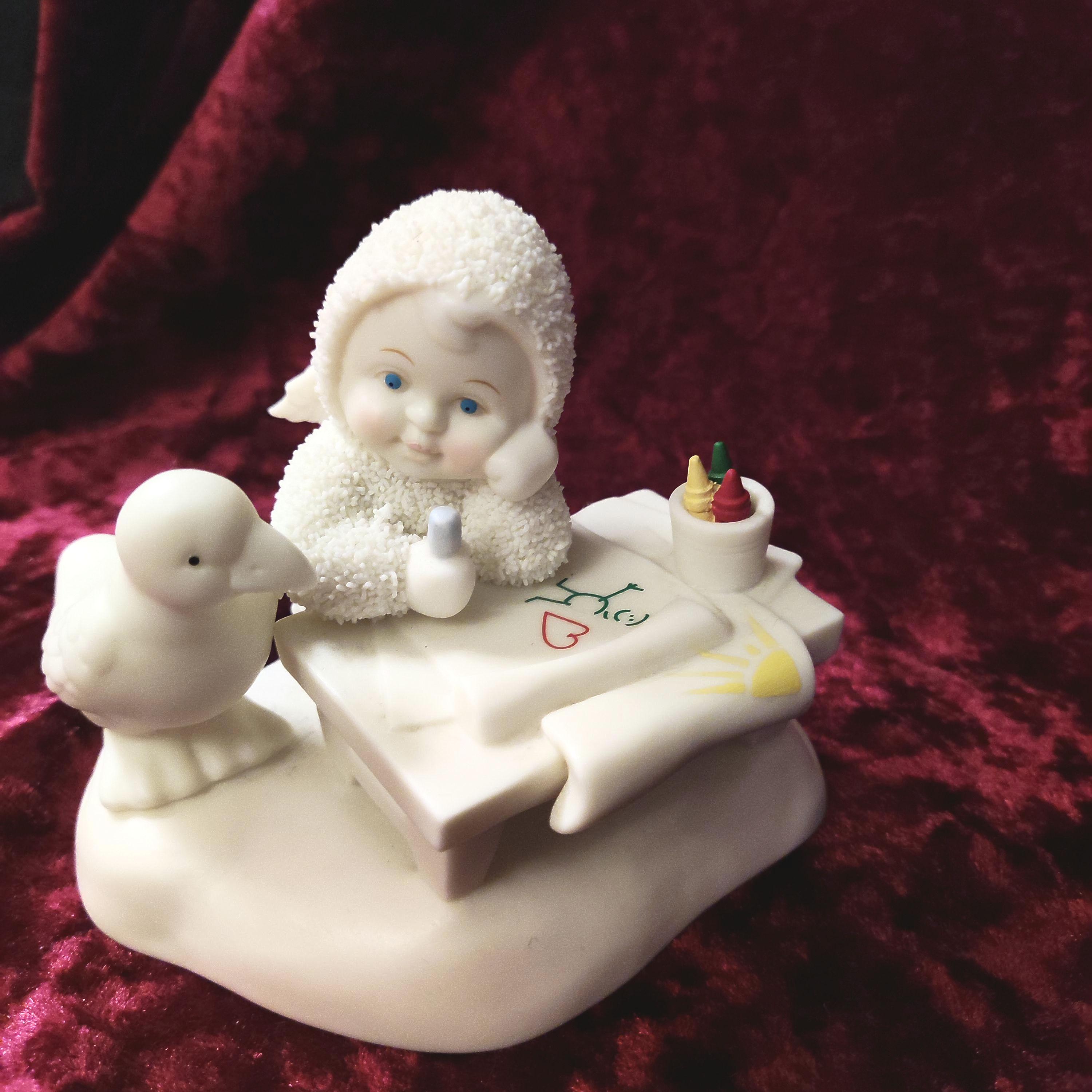 アメリカDEPARTMENT56 スノーベイビーズpセット Dept 56 Snowbabies Figurine – Colour Outside the Lines - Nursery