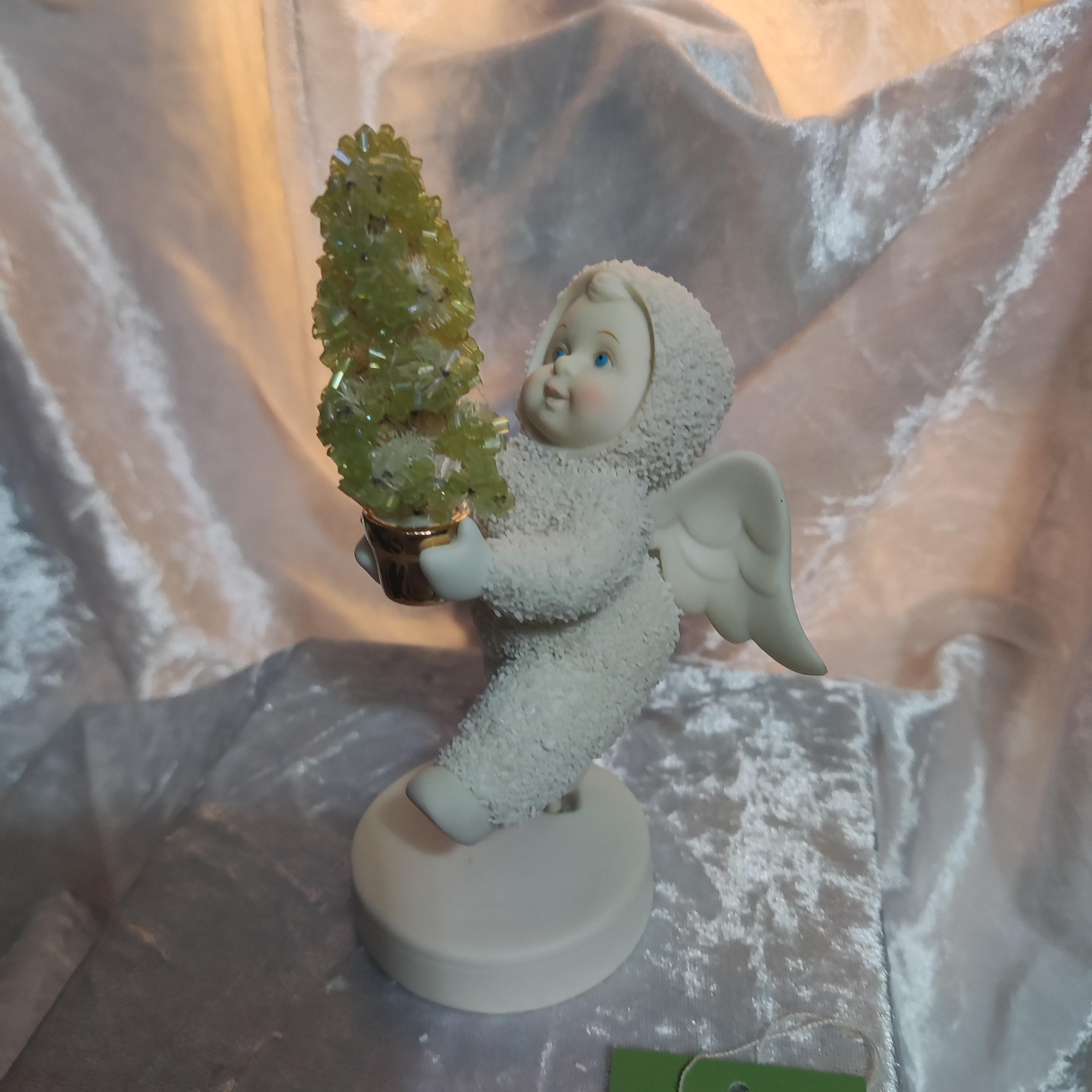 Dept 56 Snow Babies - the Littlest Tree - Porcelain Figurine