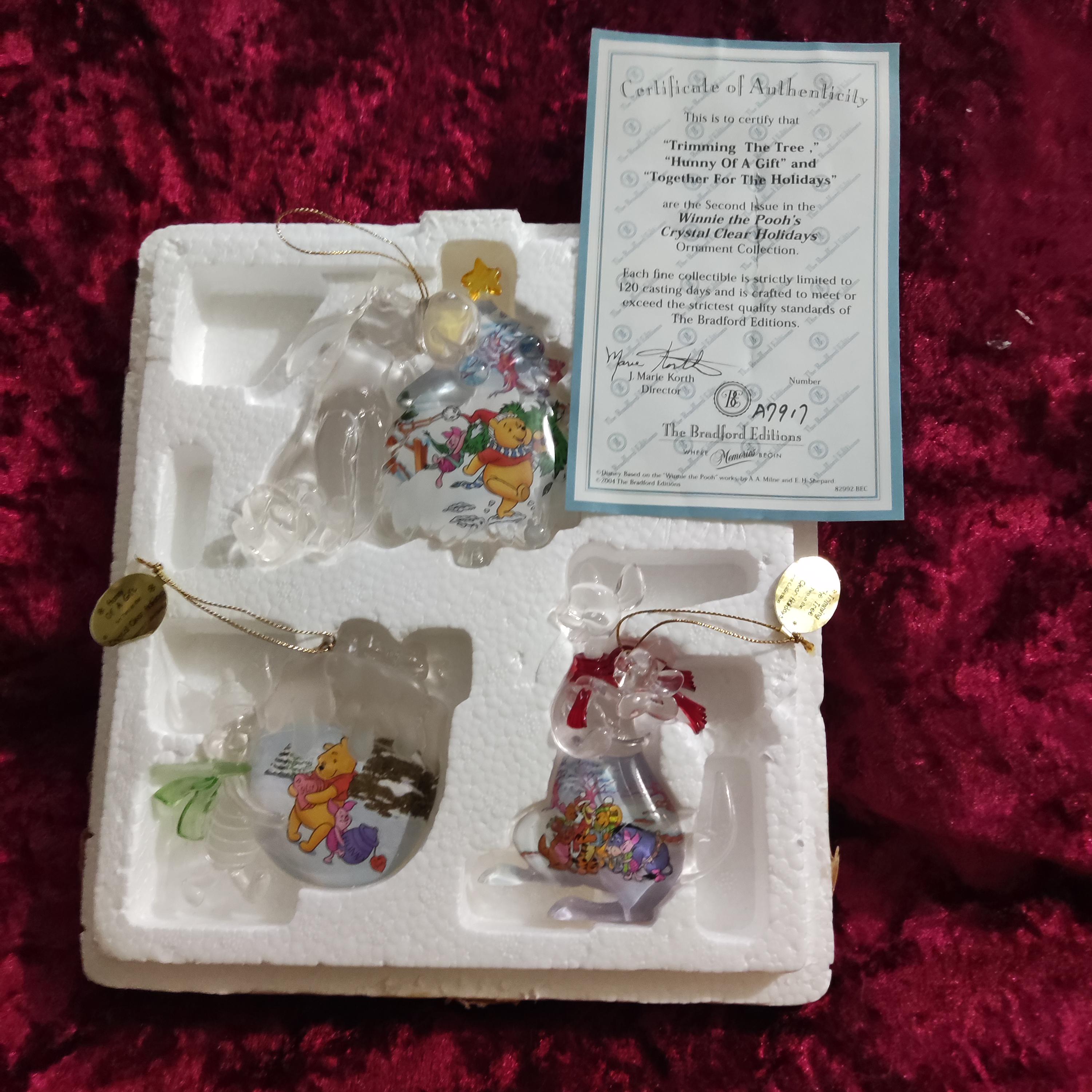 The Bradford Exchange Winnie the Pooh - Crystal Tree Ornaments