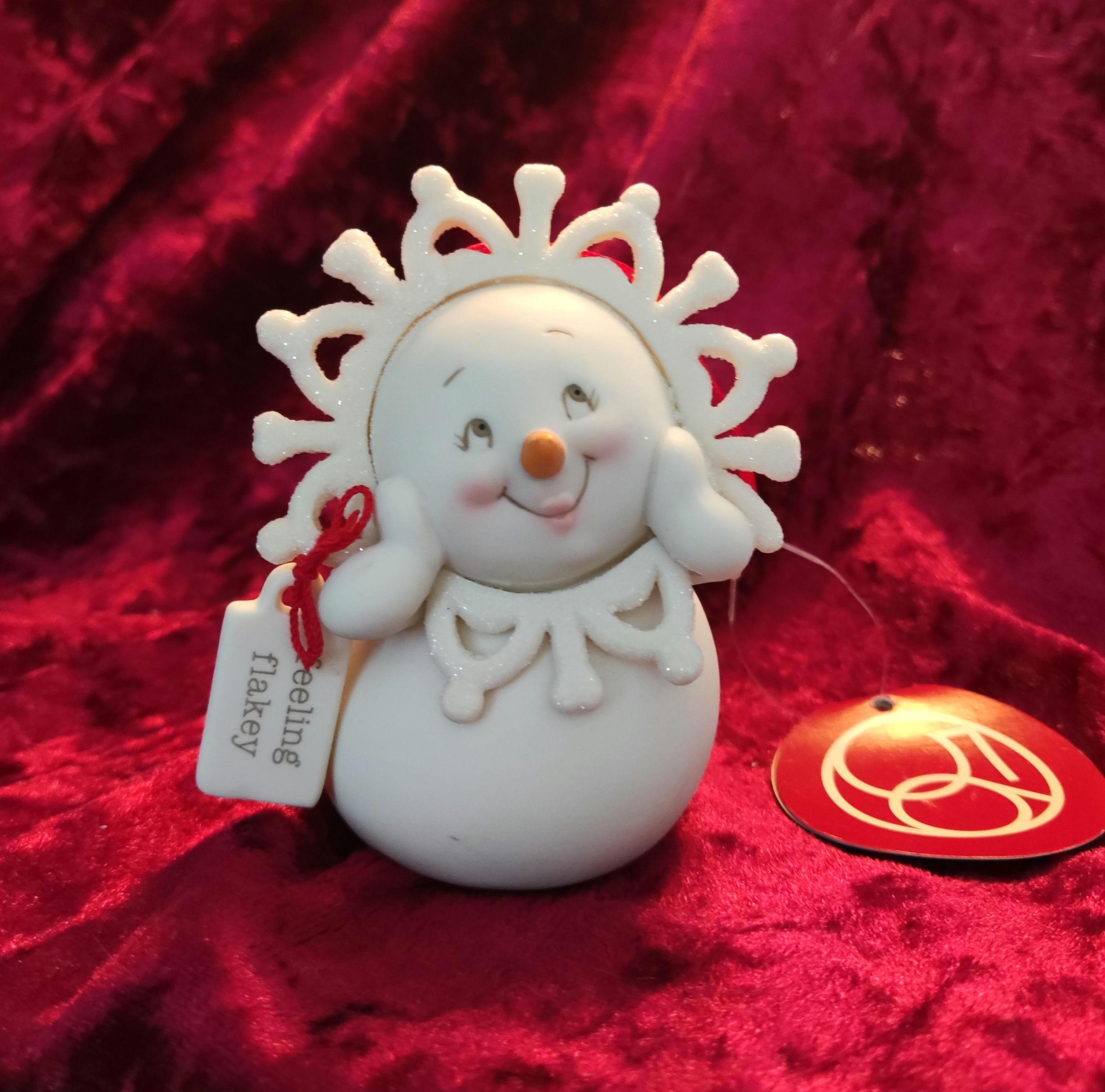 Dept 56 Snow Pinions - Feeling Flakey - Home Decor - Porcelain