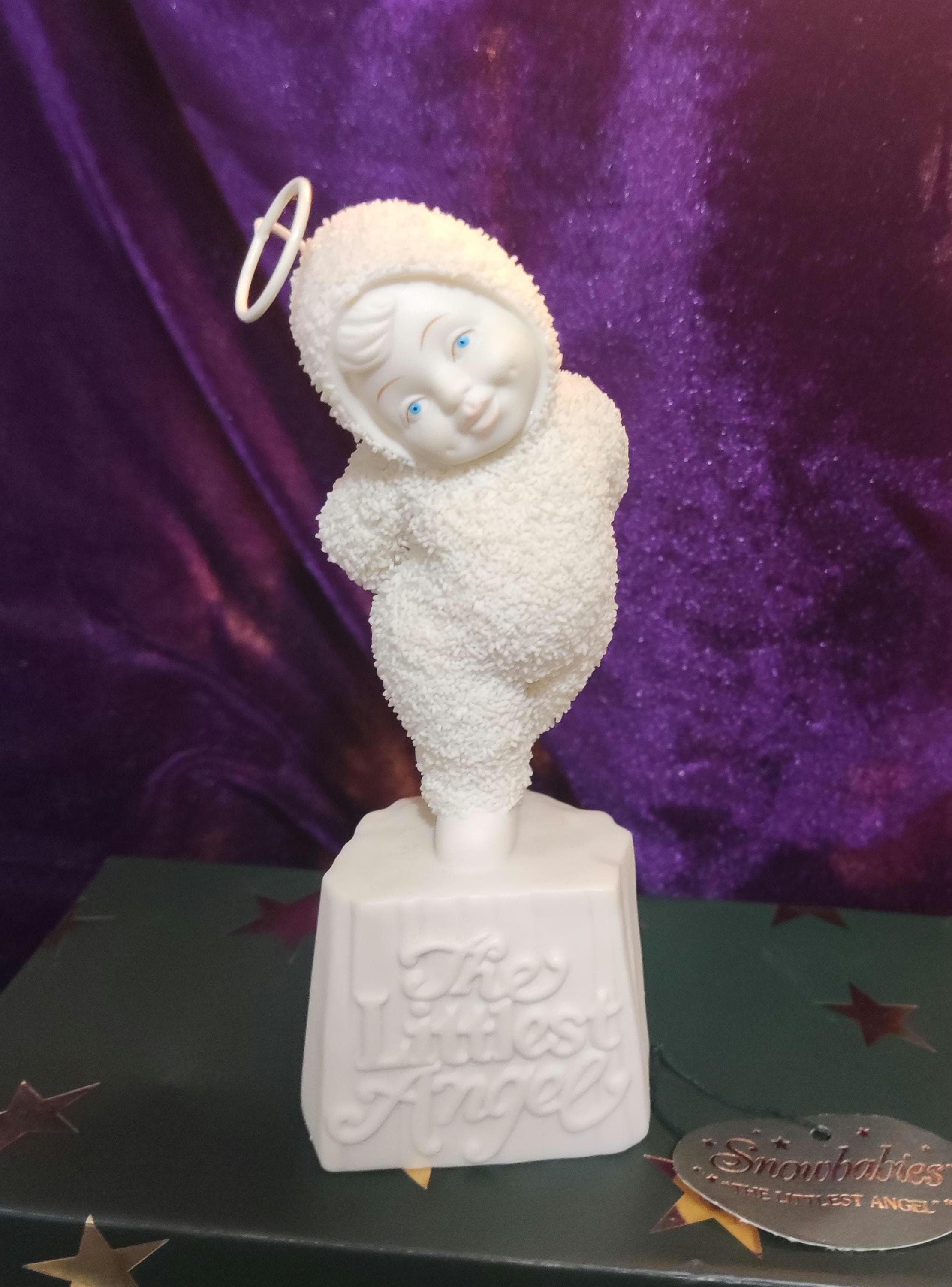 部門56 スノーベイビー - 一番小さな天使 - 磁器の置物 - クリスマス