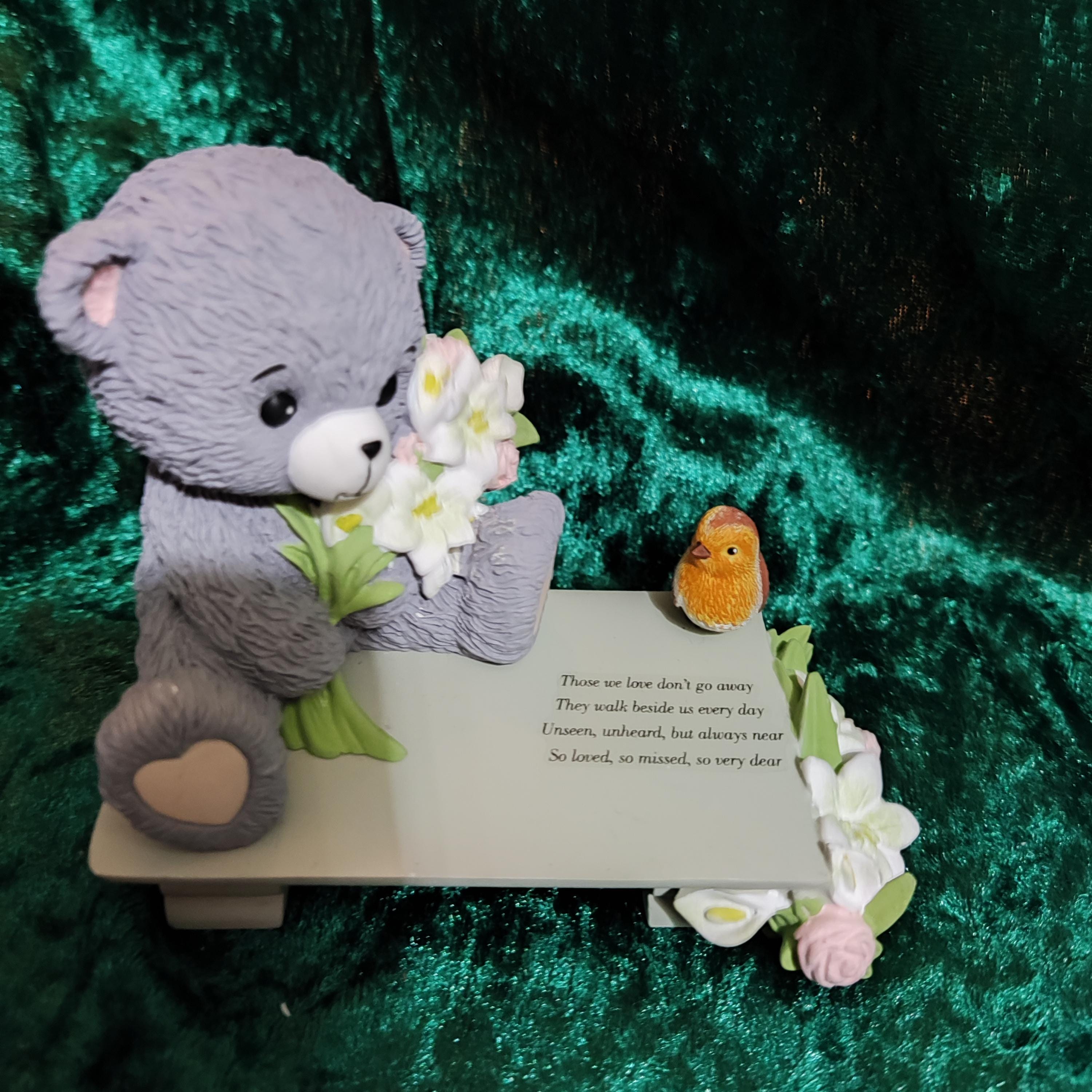 メッセージスタチュー　3体　MESSAGE RESIN TRAY STATUE The Bradford Exchange - Faithful Fuzzies - Memorial - Home Decor