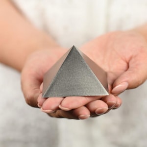 Pure Titanium Pyramid  sacred geometry, healthy environment, energized water, cell regeneration, vitality, balance, meditation, harmonizer
