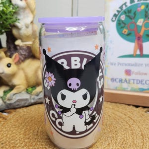 Glass Can con Diseños Variados de 16oz con Tapa y Pajilla | Vaso con Impresión UV DTF | Regalo Original, Estilo Boho, Cute y Minimalista