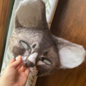 HQ silver cat mask
