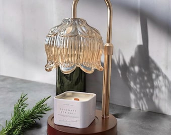 Rosmarin Meersalz | Kokosnuss Soja Kerze | Premium-Duft | Holzdocht| Wohnkultur | Personalisiertes maßgeschneidertes Geschenk