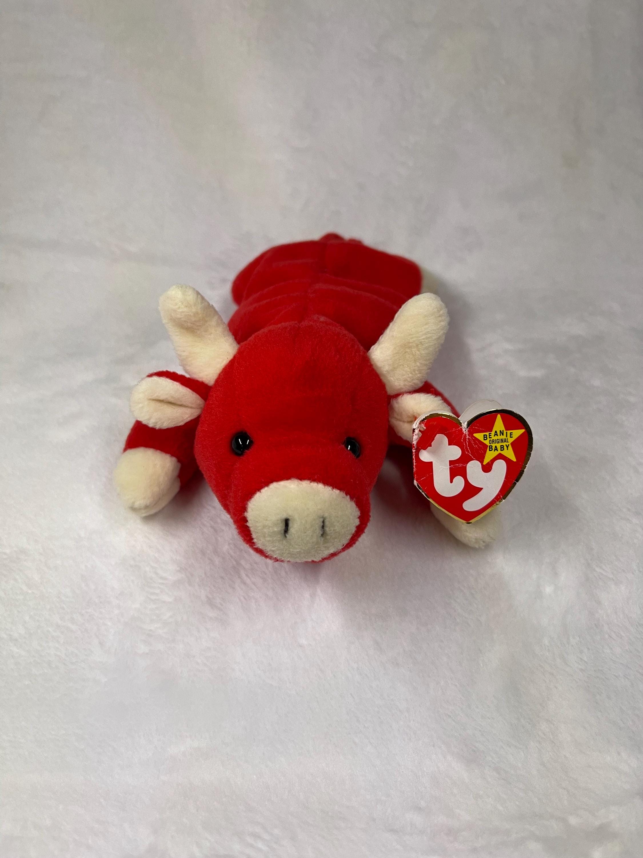 RARE** Ty Beanie Baby Snort the Bull With Tag Errors - Etsy